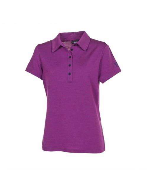 Ivanhoe poloshirt Evin Purple voor dames van Merino en Te..., Kleding | Dames, T-shirts, Paars, Nieuw, Verzenden