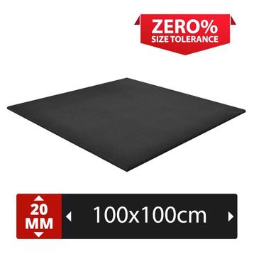 Be Fit pro 100-100-2cm ZERO% rubber fitness hyrox sportvloer