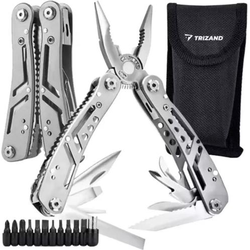 Trizand 13-in-1 Multitool Zakmes: Een Must-have voor Outd..., Doe-het-zelf en Verbouw, Gereedschap | Handgereedschap, Nieuw, Ophalen of Verzenden