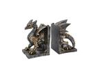 Beeldje - Dracus Machina Steampunk Dragon Bookends - Hars