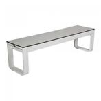 Inklapbare Zitbank FLow | Aluminium/Volkern | Wit | 160 x..., Verzenden, Nieuw in verpakking