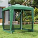 vidaXL Partytent met 4 mesh zijwanden 2x2 m HDPE groen, Tuin en Terras, Verzenden, Nieuw, Partytent