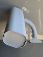 Bureaulamp - mat wit emaillering - Industriële lamp uit
