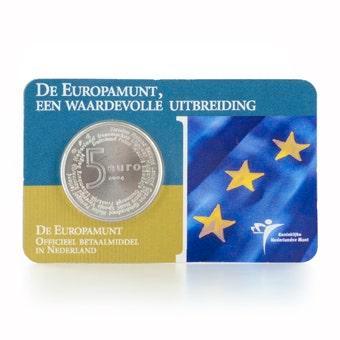 5 Euro 2004 Europamunt UNC Coincard, Postzegels en Munten, Munten | Nederland, Verzenden