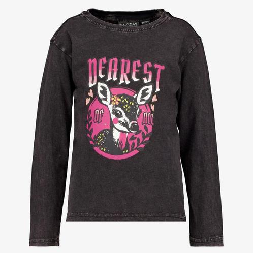 TwoDay meisjes shirt met opdruk zwart maat 92, Kleding | Dames, T-shirts, Nieuw, Verzenden