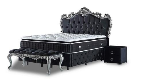 Opberg Boxspring King, Huis en Inrichting, Slaapkamer | Boxsprings, Nieuw, Tweepersoons, Verzenden