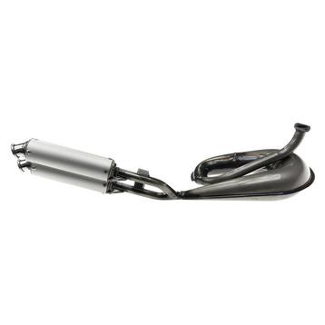 Uitlaat Tomos A3 / A35 25mm Tecno Circuit twin blank met beschikbaar voor biedingen
