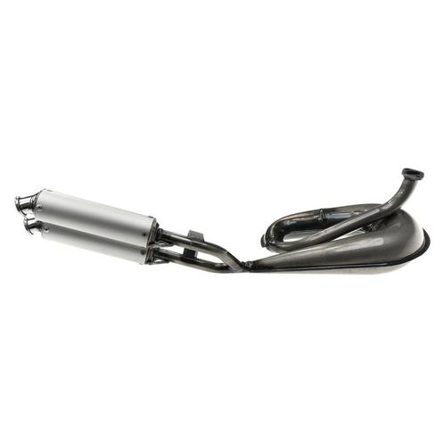 Uitlaat Tomos A3 / A35 25mm Tecno Circuit twin blank met, Fietsen en Brommers, Brommeronderdelen | Algemeen, Nieuw, Ophalen of Verzenden