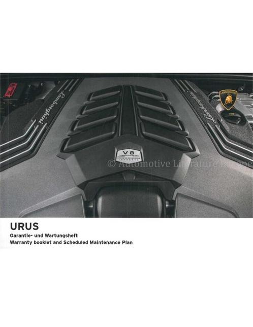 2019 LAMBORGHINI URUS GARANTIE & ONDERHOUD INSTRUCTIEBOEKJE, Auto diversen, Handleidingen en Instructieboekjes