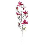 Fuchsia roze Magnolia/beverboom kunsttak kunstplant 80 cm .., Ophalen of Verzenden