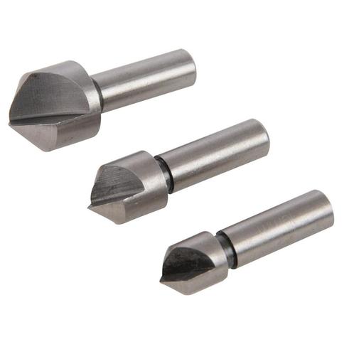 Silverline Verzinkboor HSS set - 3 delig - Ø 10, 12 en 16.., Doe-het-zelf en Verbouw, Gereedschap | Boormachines, Nieuw, Ophalen of Verzenden