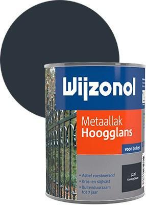 Wijzonol Metaallak Hoogglans Koningsblauw 9226 750 ml, Doe-het-zelf en Verbouw, Verf, Beits en Lak, Nieuw, Verzenden