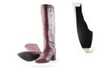 Manfield Laarzen in maat 38 Paars | 10% extra korting, Hoge laarzen, Overige kleuren, Verzenden, Zo goed als nieuw