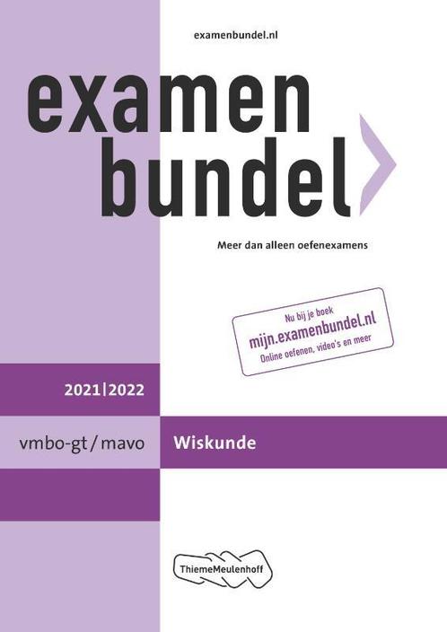 Examenbundel vmbo gtmavo Wiskunde 20212022 9789006491616, Boeken, Studieboeken en Cursussen, Zo goed als nieuw, Verzenden