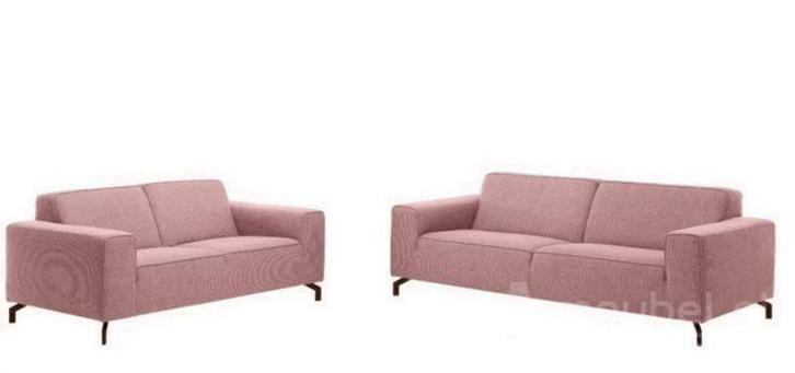 Bankstel Ter Aar - rechte banken - Roze, Huis en Inrichting, Banken | Bankstellen, Nieuw, Stof