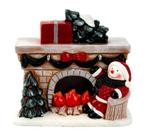 Sneeuwpop bij de openhaard (Dioramas & Scenes, Kerst), Diversen, Kerst, Ophalen of Verzenden, Nieuw