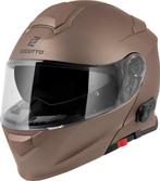 Bogotto H271 BT Bluetooth Helm Bruin, Systeemhelm, XXL, Nieuw met kaartje, Overige merken
