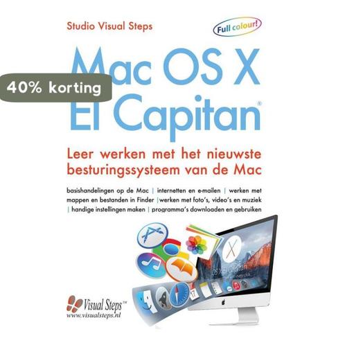 Mac OS X El Capitan 9789059055223, Boeken, Informatica en Computer, Zo goed als nieuw, Verzenden