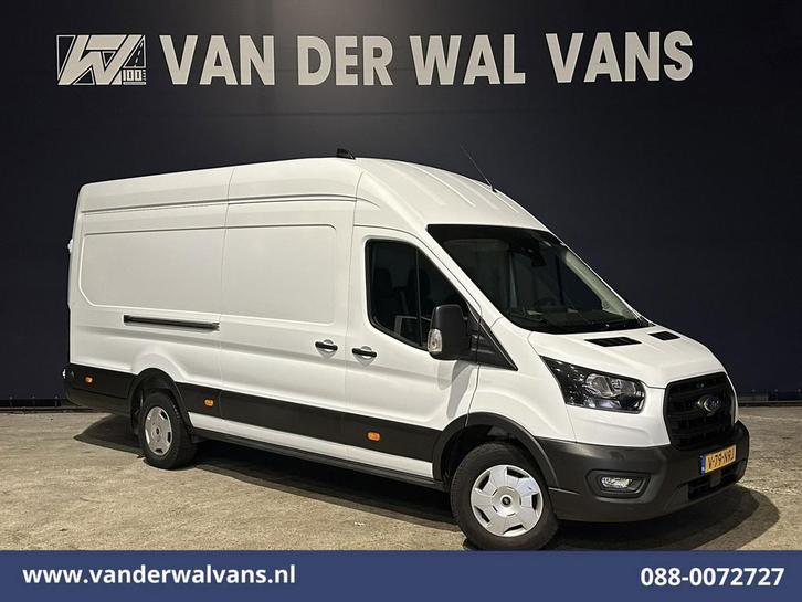 Ford Transit | 2.0 TDCI 130pk L4H3 Jumbo Euro6 Airco |, Auto's, Bestelauto's, Dealer onderhouden, Te koop, Handgeschakeld, Diesel