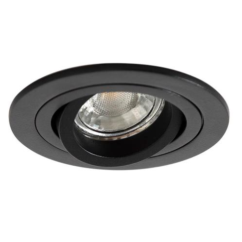 Inbouwspot Lune Rond matzwart Binnenverlichting Spots inbouw, Huis en Inrichting, Lampen | Spots, Verzenden
