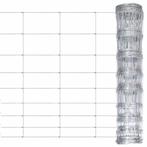 vidaXL Hek 50x1,2 m gegalvaniseerd staal zilverkleurig, Tuin en Terras, Verzenden, Nieuw, IJzer, 2 meter of meer