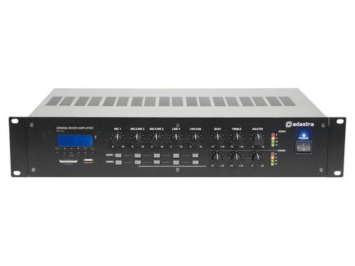 Adastra RM1202 100v 2 zone versterker met BT/USB/SD/FM radio, Muziek en Instrumenten, Microfoons, Overige typen, Nieuw, Verzenden