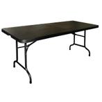 Inklapbare tafel - rechthoekig - met handgreep - zwart 183cm, Zakelijke goederen, Horeca | Keukenapparatuur, Verzenden, Nieuw in verpakking