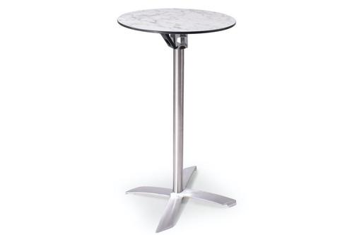 Statafel Helsinki | 60 cm | opklapbaar, Tuin en Terras, Tuintafels, Nieuw, Kunststof, Rond, Ophalen of Verzenden