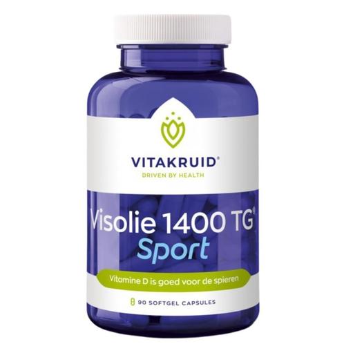 Vitakruid Visolie 1400 TG® Sport met D3 - 90st, Sieraden, Tassen en Uiterlijk, Uiterlijk | Haarverzorging, Overige typen, Nieuw