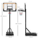 TRUUSK SPORTNOW Basketbalring Buiten Met Standaard, 182-213, Sport en Fitness, Verzenden, Nieuw