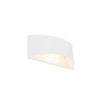 Moderne wandlamp wit 20cm met lichteffect - Tum, Nieuw, Modern
