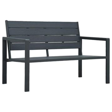 Grijze Tuinbank Hout-look 120cm|Tweedekansje | 40% Korting beschikbaar voor biedingen