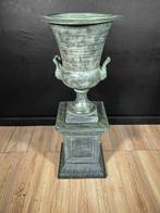 Vaas - Aardewerk - Vaas in geglazuurde terracotta met voet