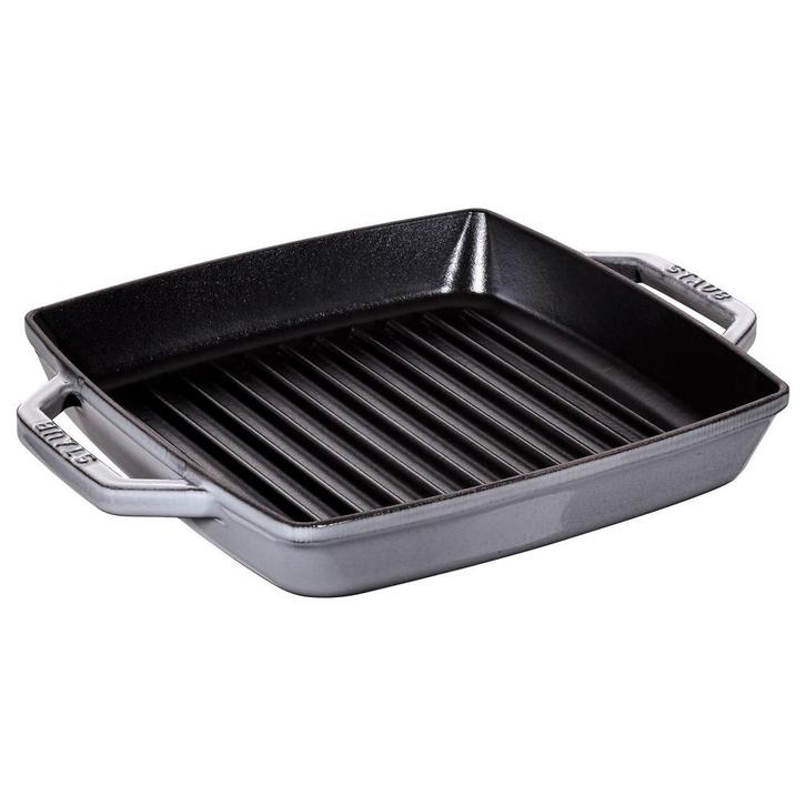 GGM Gastro | STAUB | GRILL PANS - Grillpan - 230x230mm - |, Huis en Inrichting, Keuken | Potten en Pannen, Verzenden