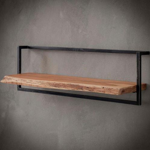 Woody metaal wandplank 100 cm - OUTLET B, Huis en Inrichting, Stoelen, Nieuw, Ophalen of Verzenden