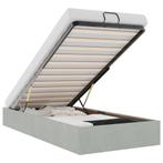 Fluweel Bedframe 90x190 | Tweedekansje | Comfortabel!, Huis en Inrichting, Slaapkamer | Bedden, 90 cm, Eenpersoons, Nieuw, Grijs