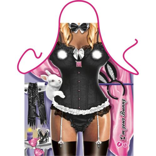 Keukenschort Bunny - Fun schorten, Hobby en Vrije tijd, Feestartikelen, Ophalen of Verzenden