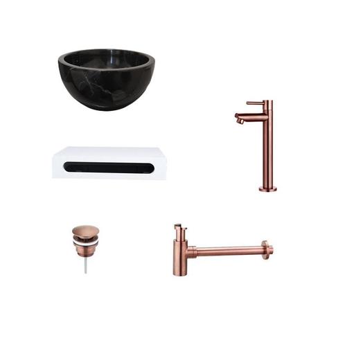 Sani Royal Black Emperador Marmer Fonteinkom met, Tuin en Terras, Waterpartijen en Fonteinen