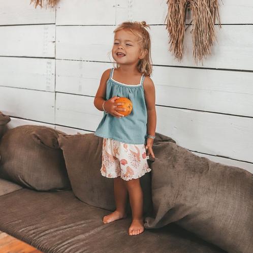 Your Wishes  Chambray singlet licht blauw Maat 128, Kinderen en Baby's, Kinderkleding | Maat 128, Meisje, Nieuw, Shirt of Longsleeve
