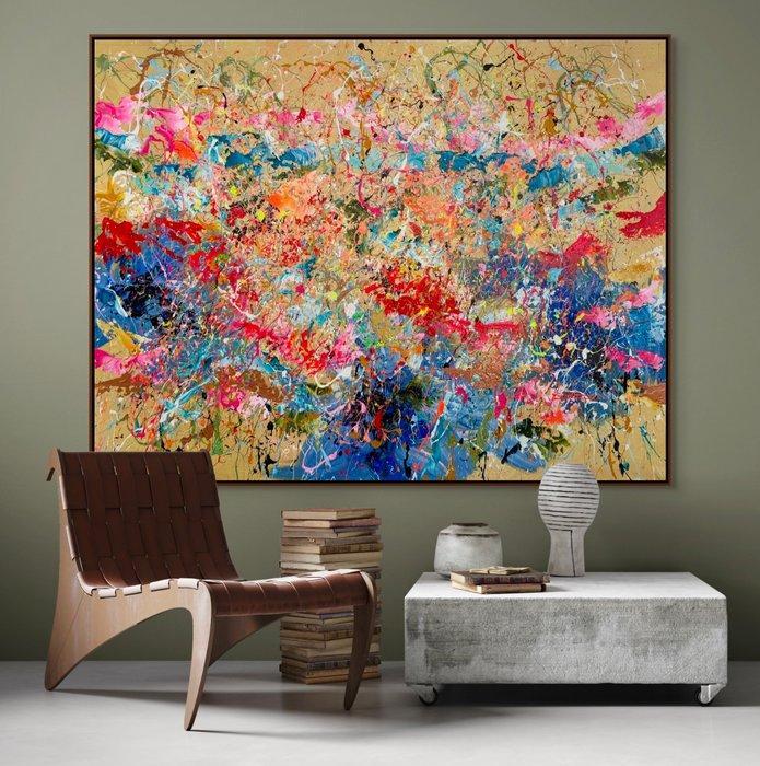 Ivanka Matiss - Holland landscape N.29 XXL, Antiek en Kunst, Kunst | Schilderijen | Modern