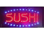 Sushi LED bord lamp verlichting lichtbak reclamebord #sushi, Verzamelen, Verzenden, Nieuw