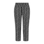 MAC • gestreepte Easy Culotte broek • 36, Kleding | Dames, Broeken en Pantalons, Verzenden, Zwart, MAC, Nieuw