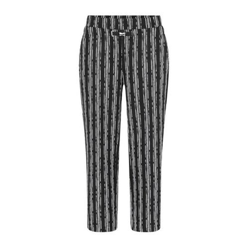MAC • gestreepte Easy Culotte broek • 36, Kleding | Dames, Broeken en Pantalons, Zwart, Nieuw, Maat 36 (S), Verzenden