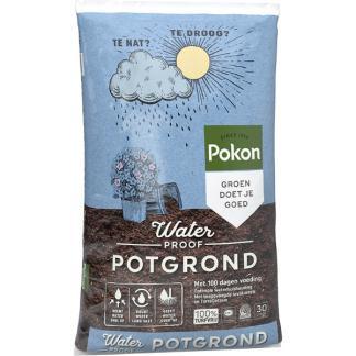 Pokon Waterproof Potgrond | 30 liter, Tuin en Terras, Aarde en Mest, Verzenden