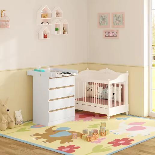 Kindercommode 4 Laden – Veilig en Functioneel, Kinderen en Baby's, Kinderkamer | Commodes en Kasten, Nieuw, Verzenden