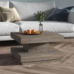vidaXL Salontafel 60x60x35 cm MDF grijs, Overige materialen, 50 tot 100 cm, Verzenden, Nieuw