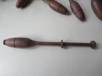 Snijwerk, 50 Houten kantklossen - 16 cm - Hout, Antiek en Kunst, Curiosa en Brocante