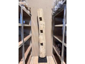 Veiling - decoratieve houten huispaal op standaard 200 cm beschikbaar voor biedingen