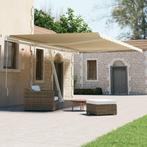 vidaXL Luifel vrijstaand automatisch 500x300 cm crèmekleurig, Tuin en Terras, Zonneschermen, Verzenden, Nieuw