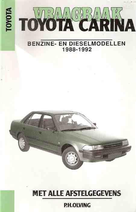 Vraagbaak Toyota Carina, 1988-1992, Auto diversen, Handleidingen en Instructieboekjes, Verzenden
